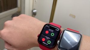 Apple Watch Series 7 蘋果 手錶 開箱 評測 測評 測試 健康 紅色 product red 電子鎖 Apple Pay 發票 載具 導航 應用 購買 心得